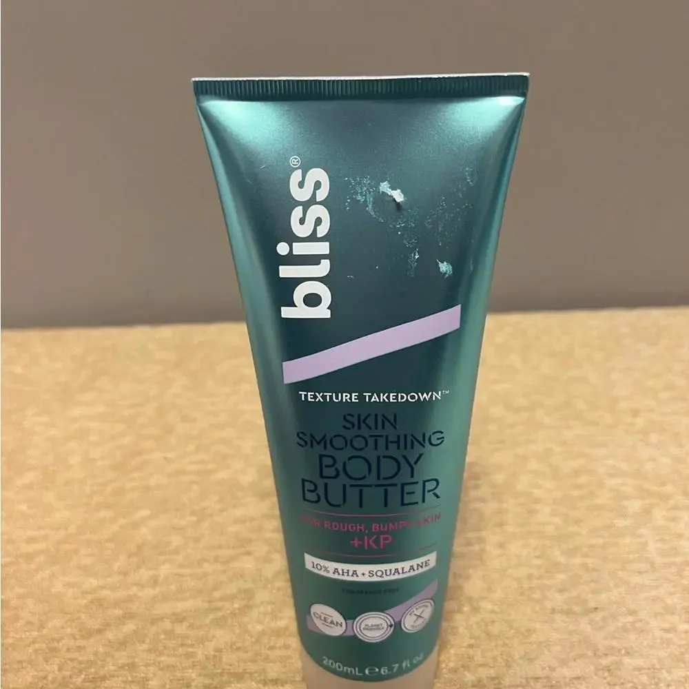Bliss Body Butter for‎ Rough Bumpy Skin. Fragrance Free Skin Smoothing 6.7 oz